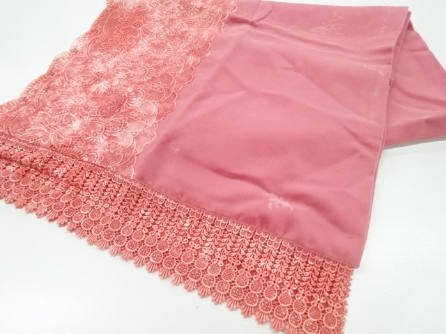 ビロードレース花模様ショール